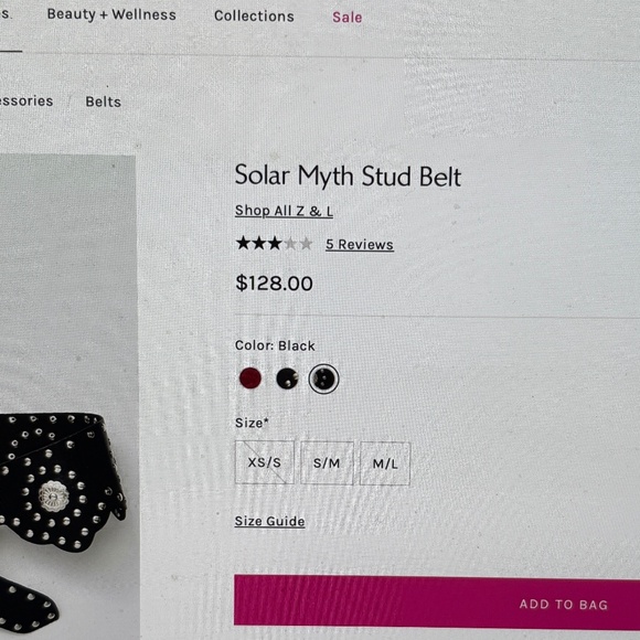 Free People Solar Myth Stud Belt - Picture 7 of 7